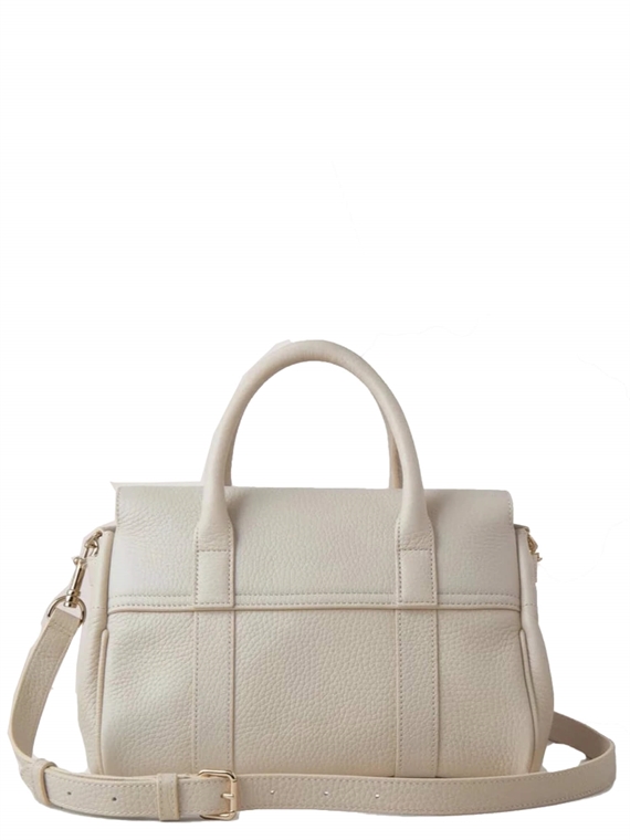 Mulberry Small Bayswater Satchel Chalk Heavy Grain